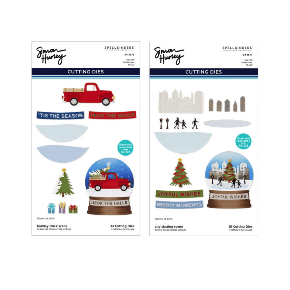 Snow Globe Scenes Die Bundle by Simon Hurley - Consumer Launch 10/9