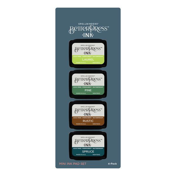 Woodlands BetterPress Ink Mini Set - 4 Pack