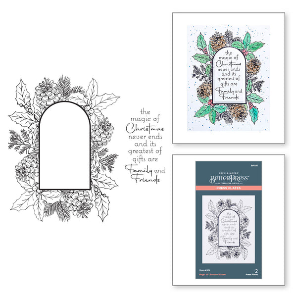 Magic of Christmas Frame Press + Foil Plates