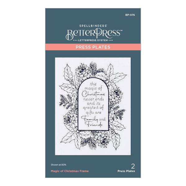 Magic of Christmas Frame Press + Foil Plates