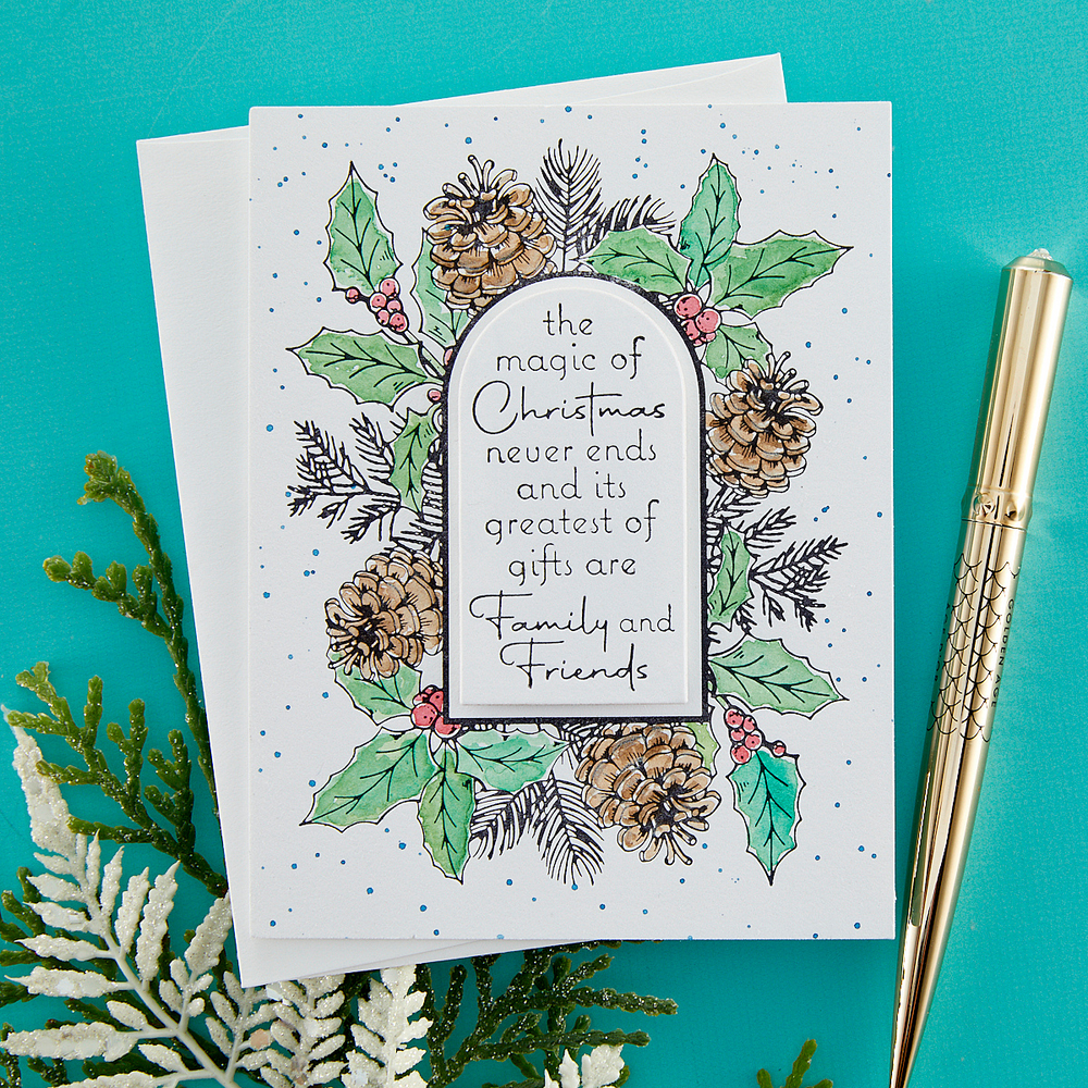 Magic of Christmas Frame Press Plates from the More BetterPress Christmas Collection