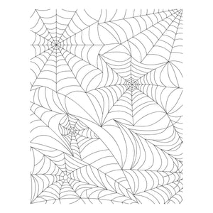 Spider Web Background Press + Foil Plate