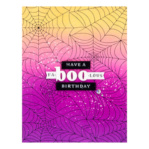 Spider Web Background Press + Foil Plate
