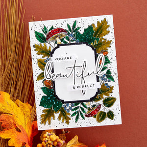 Autumn Thanks Frame Press + Foil Plate