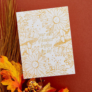 Autumn Floral Corner Press Plate & Die Set from the BetterPress Autumn Collection