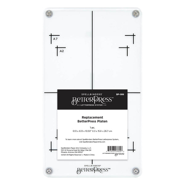 BetterPress Replacement Platen