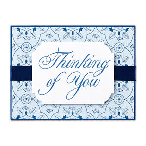 Copperplate Thinking of You Press Plate from the Copperplate Everyday Sentiments Collection by Paul Antonio