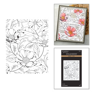 Cosmos Backdrop Press + Foil Plate