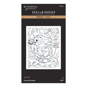 Cosmos Backdrop Press + Foil Plate and Stencil Bundle