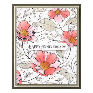 Cosmos Backdrop Press + Foil Plate