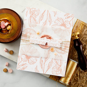 You are Everything Sentiments Press + Foil Plate & Die Set
