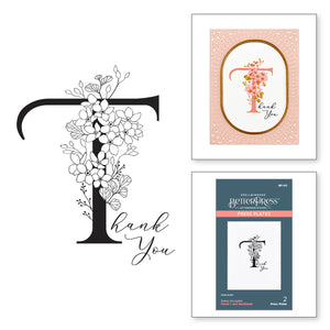 Floral T and Sentiment Press + Foil Plate