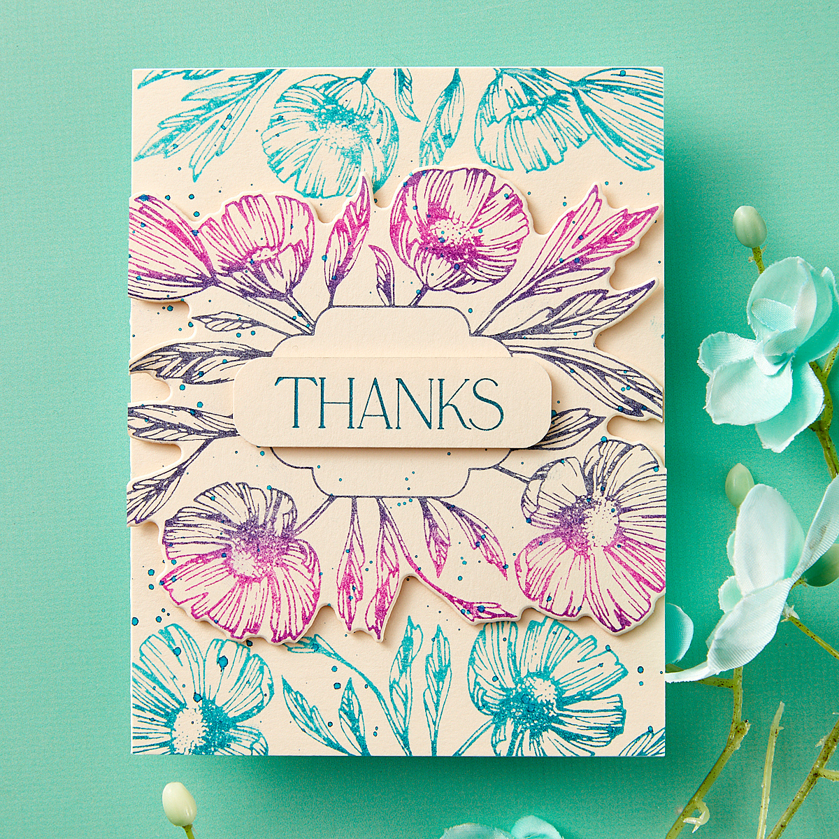 Anemone Frame Press Plate & Die Set - BetterPress Society March 2024