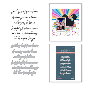 Magic Sentiments Press Plate & Die Set from the Storytelling by Spellbinders Collection