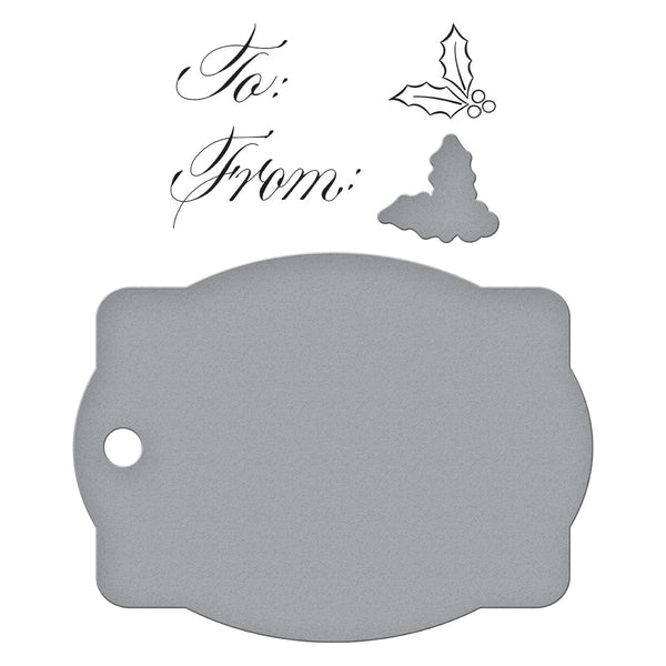 Copperplate Holiday Sentiments BetterPress Plates Bundle from the Copperplate Holiday Sentiments Collection by Paul Antonio