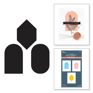 Label Silhouettes Solid Press + Foil Plates