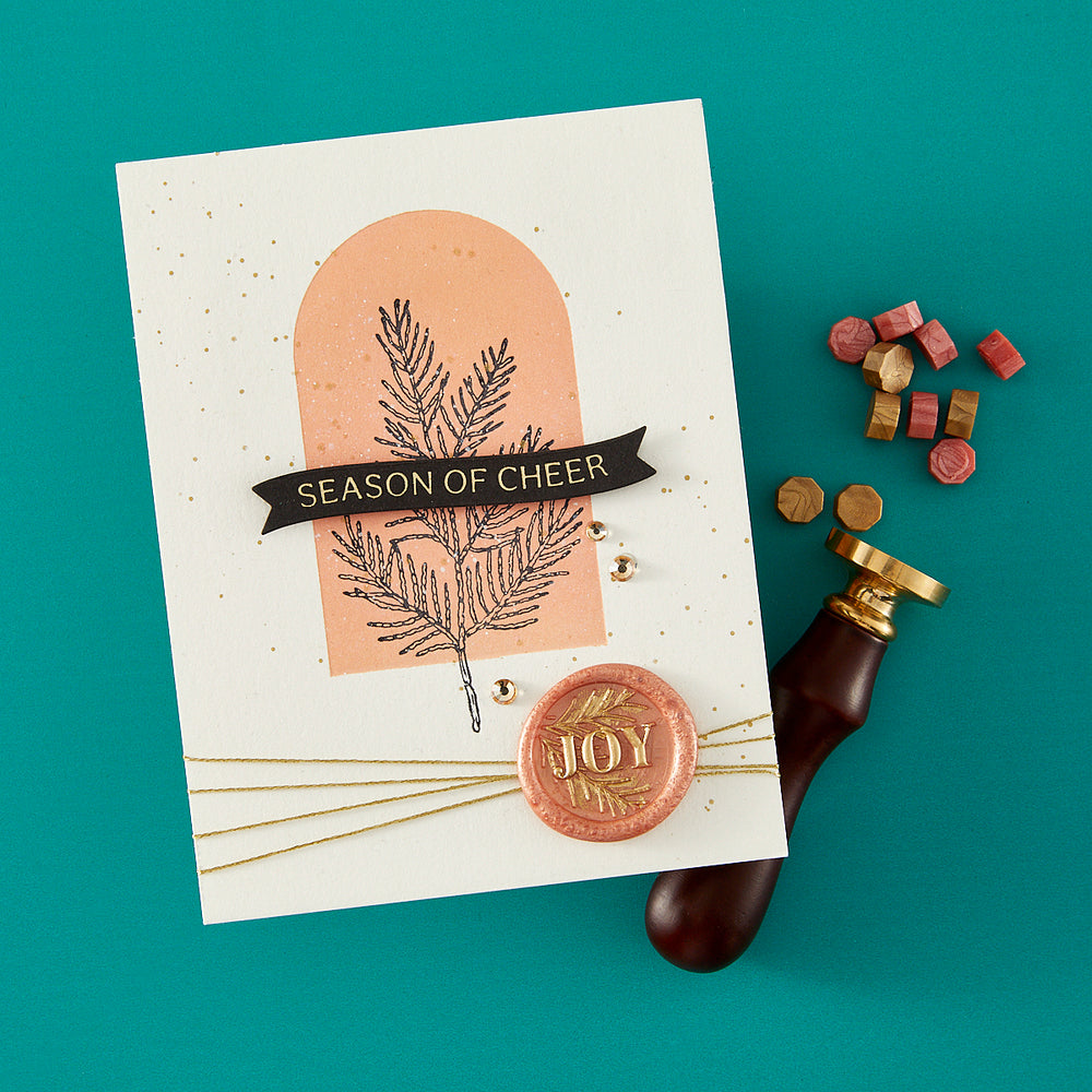 Label Silhouettes Press Plates from the Sealed 3D Christmas Collection