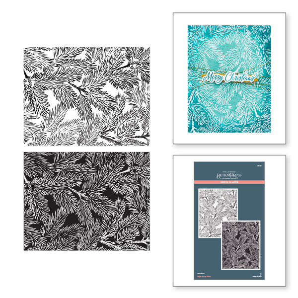 Night & Day Pines Press + Foil Plates