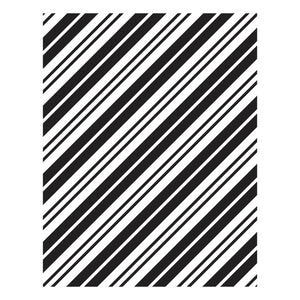 Candy Candy Stripes Press Plate from the Dancin Christmas Friends Collection