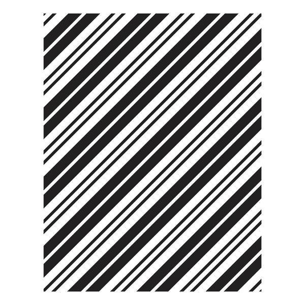 Candy Candy Stripes Press Plate from the Dancin Christmas Friends Collection