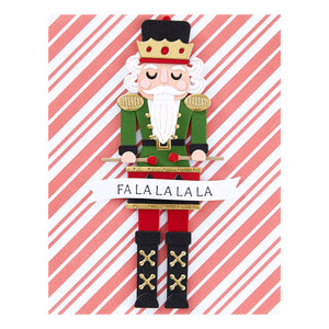 Candy Candy Stripes Press Plate from the Dancin Christmas Friends Collection