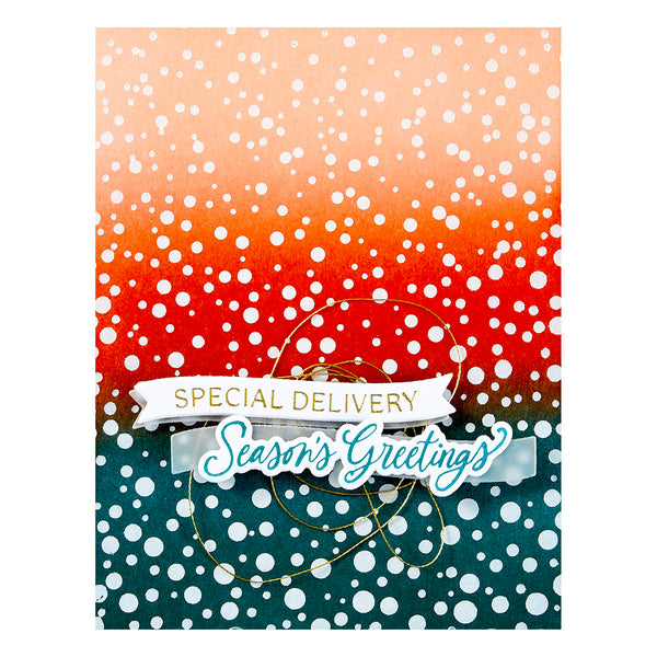 Sprinkled Confetti Press + Foil Plate