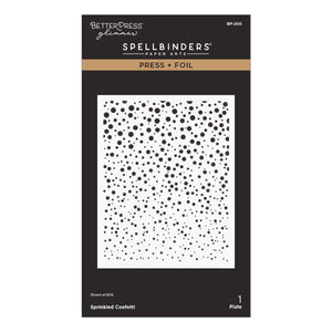 Sprinkled Confetti Press + Foil Plate