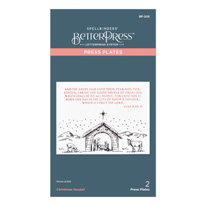 Christmas Gospel Press Plates from the Home for the Holidays Collection
