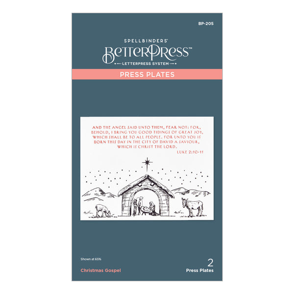 Christmas Gospel Press Plates from the Home for the Holidays Collection