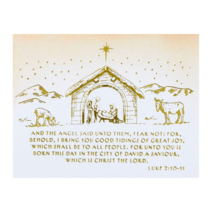 Christmas Gospel Press Plates from the Home for the Holidays Collection