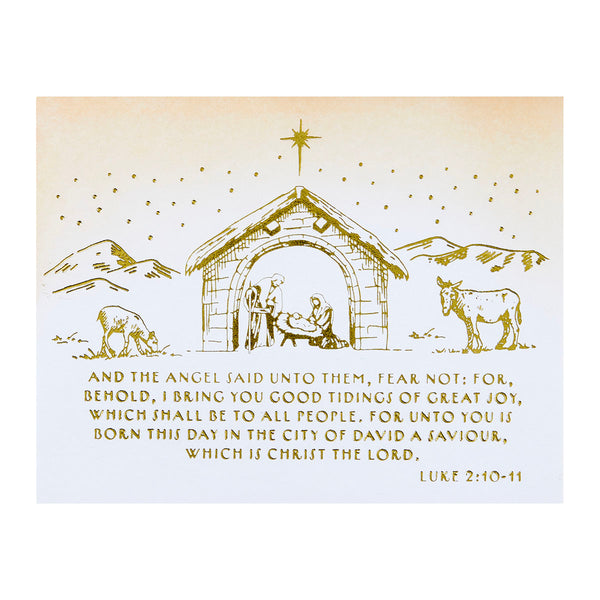 Christmas Gospel Press Plates from the Home for the Holidays Collection