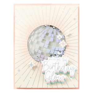 Sparkle On Sentiments Press Plate & Die Set from the Shine Bright Collection by Carissa Wiley