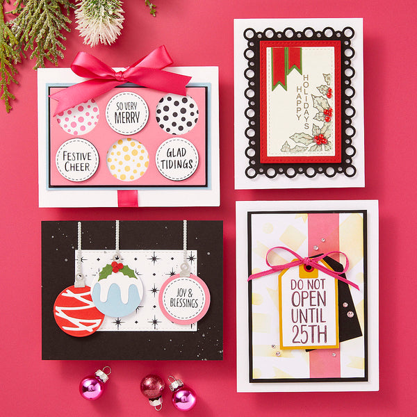 Holiday Backgrounds Panels Press Plates from the Essential Holiday Collection by Lisa Horton