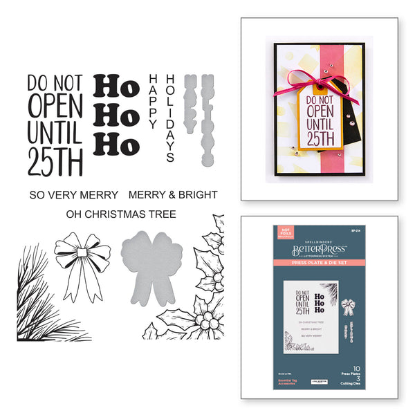Essential Tag Accessories Press + Foil Plate & Die Set by Lisa Horton