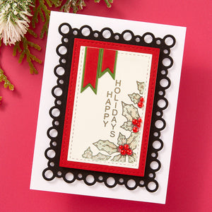 Nested Tree Frame Etched Dies from the Essential Holiday Collection by Lisa Horton