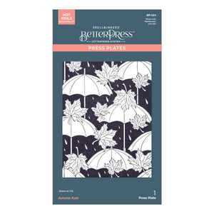 Autumn Rain Press + Foil Plate