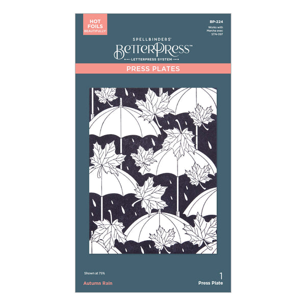 Autumn Rain Press + Foil Plate