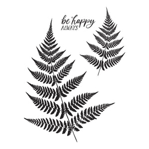 Lush Ferns Press + Foil Plate