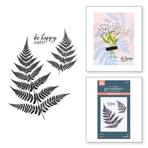Lush Ferns Press + Foil Plate