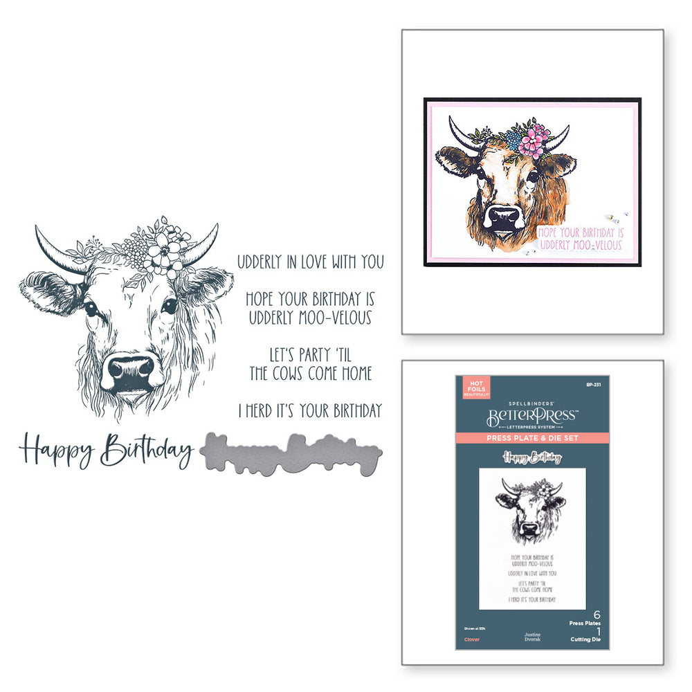 Hero Arts Gardening Tools & Flowers Clear Stamp Set