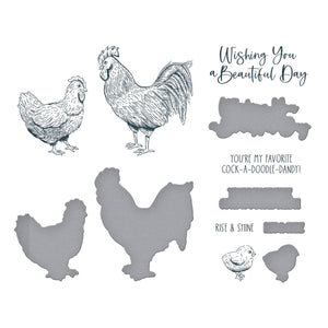Feathered Friends Press + Foil Plate & Die Set by Justine Dvorak