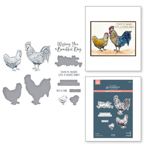 Feathered Friends Press + Foil Plate & Die Set by Justine Dvorak