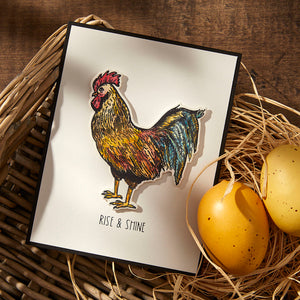 Feathered Friends Press + Foil Plate & Die Set by Justine Dvorak