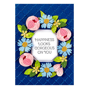 Flawless Sentiments Press + Foil Plate & Die Set