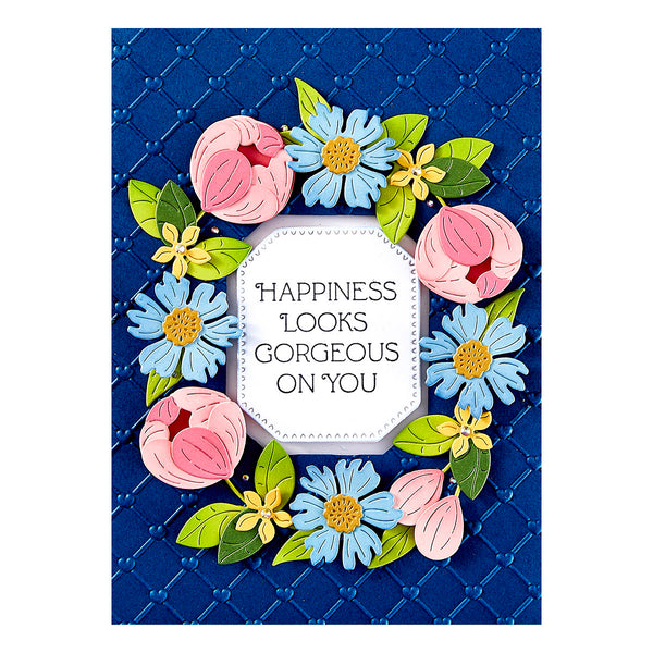 Flawless Sentiments Press + Foil Plate & Die Set