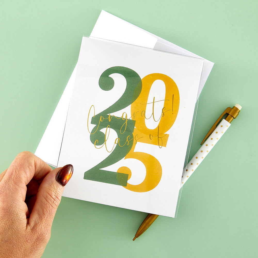 Bold Color Mix Numbers Press Plates from the Color Mix Celebrations Collection