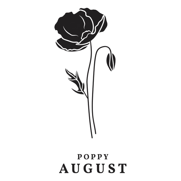 August Poppy Press + Foil Plates