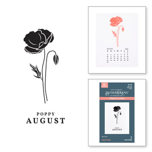 August Poppy Press + Foil Plates