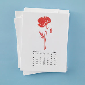 August Poppy Press + Foil Plates