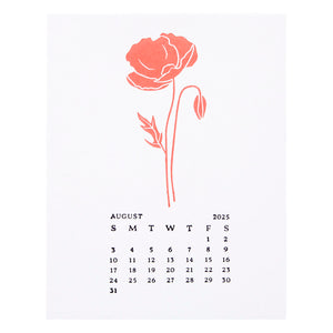 August Poppy Press + Foil Plates
